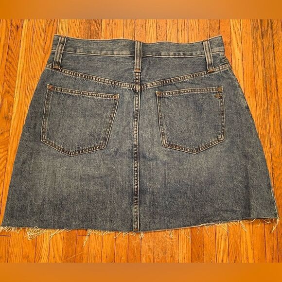 Madewell Rigid Denim A-Line mini skirt NWT - Picture 2 of 3